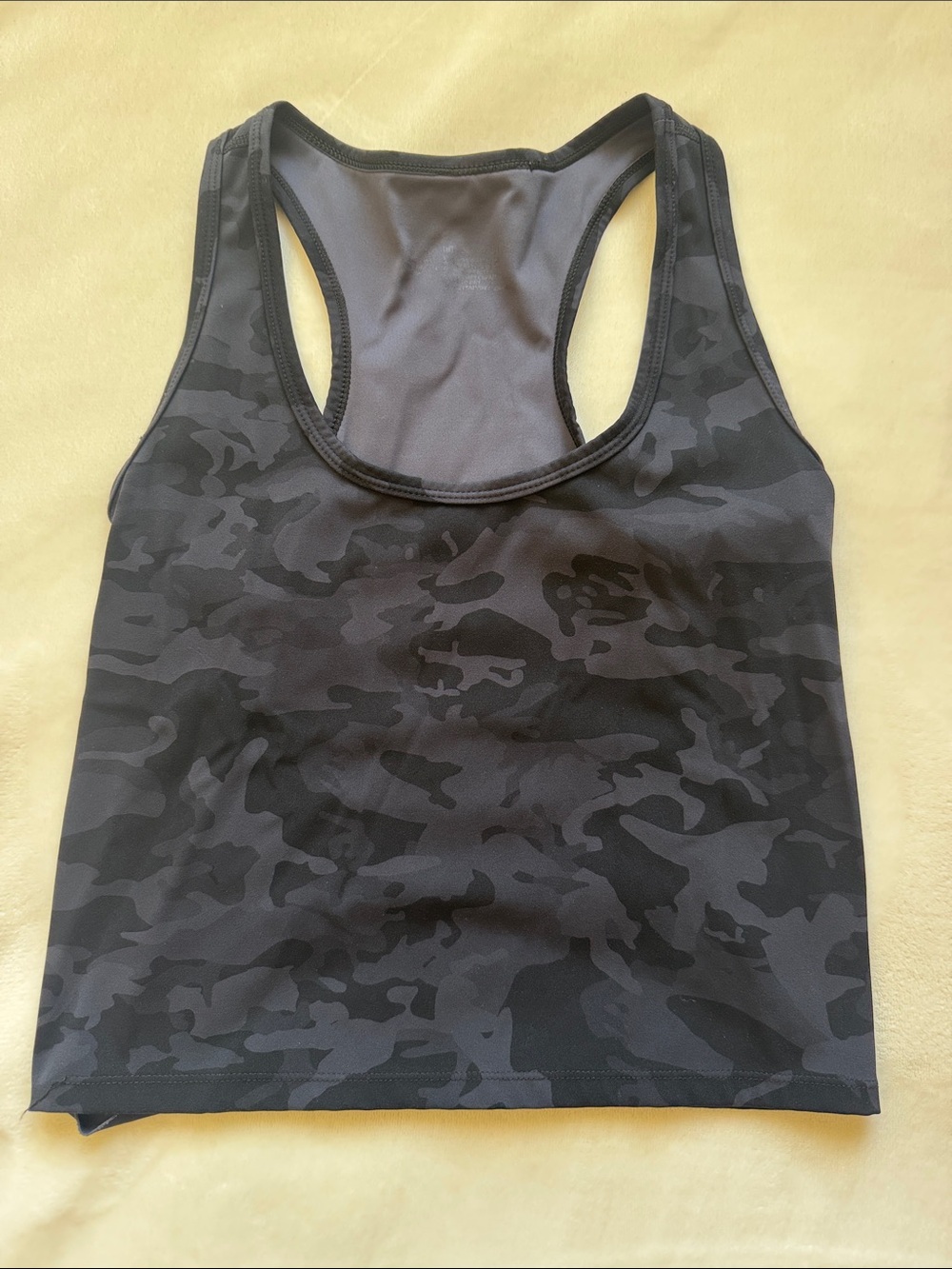 Amazon Women's Black Camo Racerback Tank Top